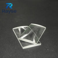 Lentille cylindrique convexe plate BK7, revêtement AR pour lumière visible, lentille de focalisation pour instrument optique