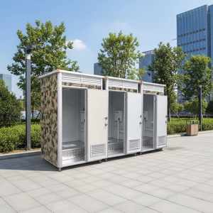TOPPRE Factory Building Shower Room Out Door Cheap Price Shower Compact <strong>Transportable</strong> Movable Prefab Shower Room Public Toilet - Product Image 4