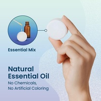 Lot de Comprimés de Douche Écologiques aux Huiles Essentielles Biologiques, Bombe de Douche à Parfum Intense, Diffuseur de Douche Aromathérapie Biologique