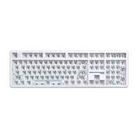 [Kit OEM/ODM personnalisé] Kit de clavier mécanique MT108, disposition 100%, clavier sans fil tri-mode, rétroéclairage RVB, échange à chaud, haute qualité
