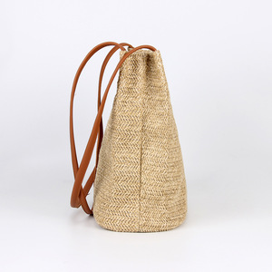 Nuove borse in Rattan Bali multicolori da <span class=keywords><strong>donna</strong></span> in stile Rattan naturale con stampe borse a tracolla in <span class=keywords><strong>paglia</strong></span> fatte a mano <span class=keywords><strong>borsa</strong></span> a tracolla bohémien - Product Image 3