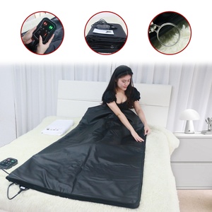 No EMF Home Spa Experience Home Bluetooth Control <b>Sauna</b> <b>Blanket</b> Zipper Type Heat Therapy <b>Blanket</b> - Product Image 1