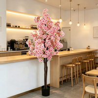 Nouvel Arbre Bonsaï Artificiel de 1,80 m au Design Moderne, Fleurs de Sakura Artificielles en Gros pour Décorations de Festivals, Mariages et Événements de Noël