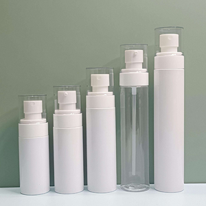 Botella con bomba sin aire para el cuidado de la piel, envase cosmético de PP, botella cilíndrica blanca para loción, 40ml 50ml 60ml 80ml con bomba - Product Image 5