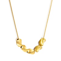Collar con Colgante de Alien Personalizado, Chapado en Oro, de Acero Inoxidable, con Forma Irregular