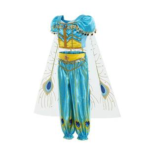 Disfraz de Princesa Clásico para Niñas, Disfraz de Jazmín de Aladdin para Fiesta de Halloween con Accesorios - Product Image 3