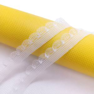 5396/1.0 أورجانزا شفاف فائق الرقة قابل للتنفس صديق للبشرة مادة دانتيل نايلون غير لامع نصف دائري قابل للتخصيص محبوك - Product Image 5