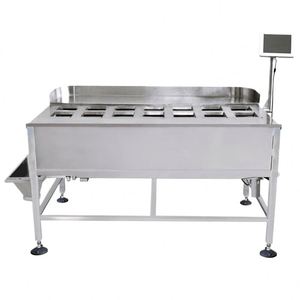Machine d'emballage alimentaire multifonctionnelle avec peseuse multi-têtes à 12 têtes pour peser les produits aquatiques, la viande et les aliments - Product Image 1