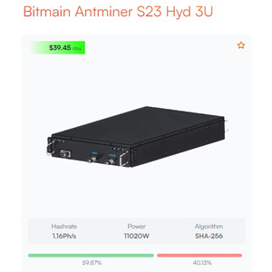 Bitmain Antminer S23 <span class=keywords><strong>Hyd</strong></span> 3U 1.16Ph/s BTC Miner 11020W Baru Harga Pabrik - Product Image 2