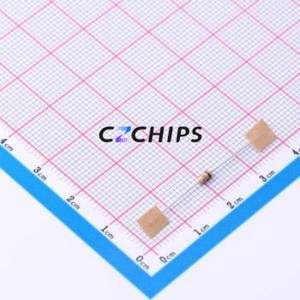 CR1/8W-91K ตัวต้านทานผ่านรู OT26 5% ส่วนประกอบผ่านรู (THT), ฟิล์มคาร์บอน D2.3xL3.7mm 91Kohm 5% 200V - Product Image 2