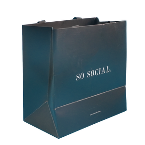 Sac en papier <span class=keywords><strong>noir</strong></span> pour le shopping, sacs d'emballage de marque avec logos, boîtes à main personnalisées, sac en papier personnalisé <span class=keywords><strong>noir</strong></span> - Product Image 1