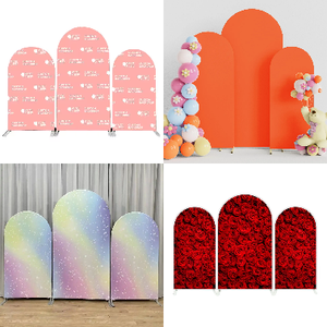 Altre <span class=keywords><strong>bomboniere</strong></span> per matrimonio con sfondo fotografico a tutto sesto per eventi decorazioni in tessuto di alluminio copertura floreale palloncino esterno - Product Image 5