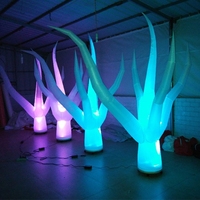 Publicité Gonflables Personnalisé LED Lumière Arbre Grand Gonflable Light Up Arbre Gonflable Tentacule Décoration pour Événement