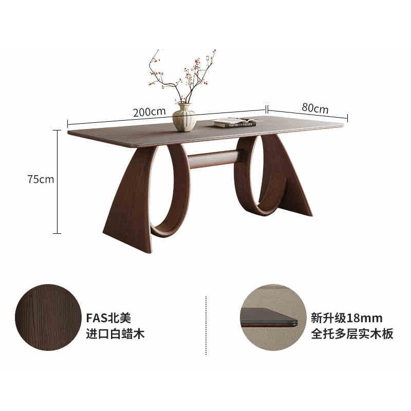 Table à manger de 2 mètres