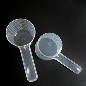 Cuchara Medidora de Plástico Transparente de Grado Alimenticio, Moderna, para Líquidos y Polvos - Product Image 3
