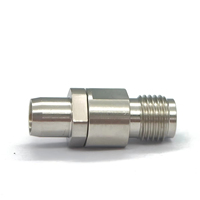 Adaptateur coaxial RF femelle-mâle 3.5/BMA-KJG DC-18GHz en acier inoxydable, connecteur haute fréquence pour ondes millimétriques
