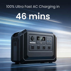 Central Eléctrica Portátil S1Lite Lifepo4 de 1000w, Generador Portátil Rápido, Estación de Energía Solar Fuera de la Red de 2000W - Product Image 3