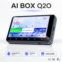 Tableta Inteligente para Tablero de Auto de 6.86 Pulgadas con CarPlay Inalámbrico y Android Auto, Control de Pantalla Dual Independiente, SIM 4G LTE, Pantalla de Navegación para Auto