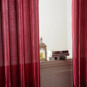 Rideaux en polyester semi-occultants dorés brillants de luxe XinLan, modernes, isolants thermiquement, pour toutes les saisons, pour chambre à coucher - Product Image 4