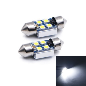Luces LED de Lectura para Auto, Bombillas Interiores con Decodificador Canbus, Luces de Matrícula de Alto Brillo con Decodificador de Corriente Constante, Doble Punto - Product Image 1