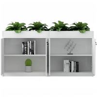 Armoire supérieure en acier pour plantes, boîte à plantes métallique à 3 trous, unité supérieure séparée pour armoire à plantes, armoire de rangement pour fleurs d'intérieur