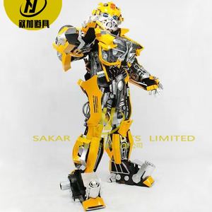 Costume de cosplay Transformer Hornet imprimé pour enfants, lumière LED, taille unique, pour la danse et <span class=keywords><strong>les</strong></span> spectacles sur scène - Product Image 4