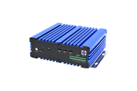 Mini Pc industriel IPC intégré sans ventilateur, ordinateur de projecteur compact 8 Lan