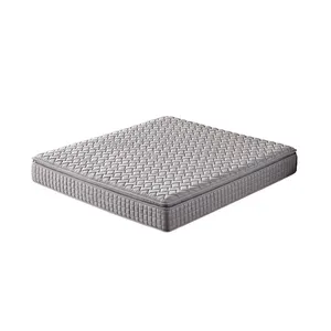 Chinese Manufacturers Wholesale Low Price School Mattress Queen Size Pocket Coil Box Spring Hotel Mattress