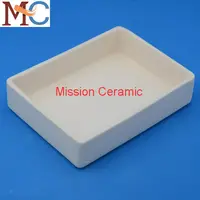 Bandeja Sintering de cerámica de alúmina personalizada