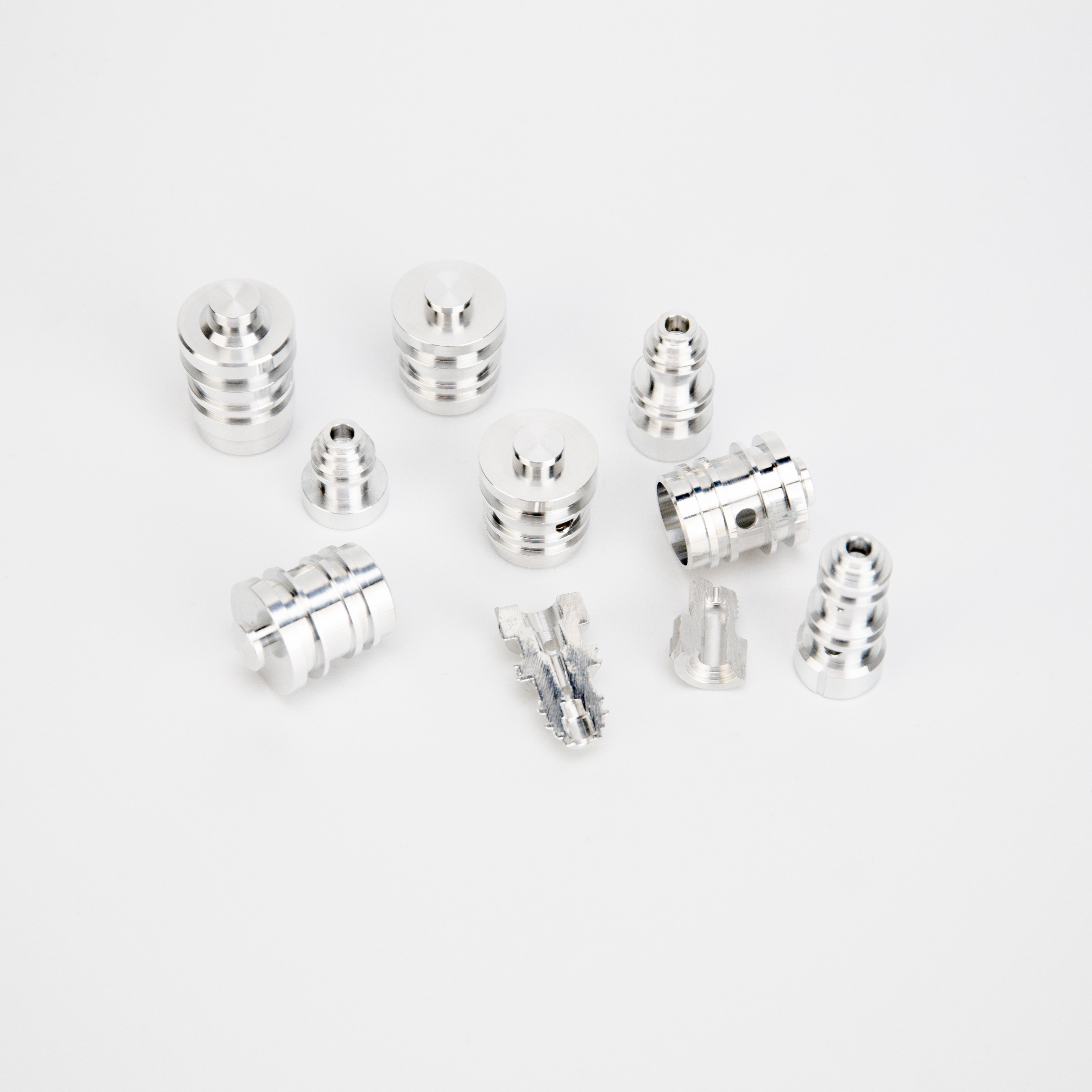 CNC Machine Spare Parts Brass Turned Parts CNC Milling Components with Blackening for Hydraulic Systems