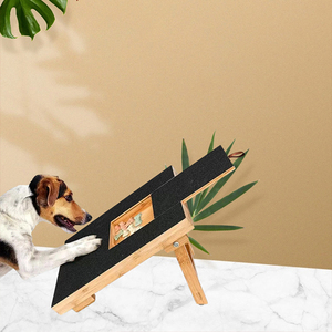 2024, superventas, almohadilla para rascar perros para uñas, tablero de lima de uñas de perro de madera de bambú personalizado con caja de golosinas en el interior - Product Image 2