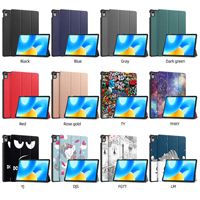 Housse de tablette intelligente pour Huawei Matepad SE 11 Air 11.5S 2023 2024 2025 10.4 11.5, en cuir PU, support pliable à trois volets, coque rigide