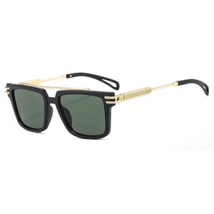 <span class=keywords><strong>Lunettes</strong></span> de soleil de haute qualité, nouvelle mode, luxe, métal, style punk rétro, <span class=keywords><strong>tendance</strong></span>, pour hommes, <span class=keywords><strong>2022</strong></span> - Product Image 3