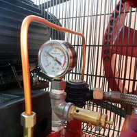 Compresseur d'air à piston alternatif américain WILLEST Entraînement par courroie à 2 étages BC55TE75H160F 12 bar 7.5 hp Compresseur d'air électrique