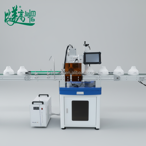 Línea de Grabado Láser UV Semiautomática para Carcasas de Bombillas, Tazones de Plástico, Marcado Automático de Logotipos, Texto y Señales para Productos Pequeños - Product Image 1