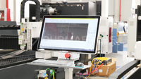 Mesin Pemotong Laser Serat Berkinerja Tinggi 3KW dengan Kontrol Cypcut dan Komponen HIWIN untuk Plat Logam dan Pipa