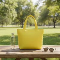 Sac fourre-tout en coton moyen personnalisé avec logo, motif dessin animé, réutilisable, durable, design coloré, sac à déjeuner, sacs de courses recyclés pour l'extérieur – Grande Vente