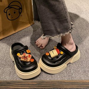 Sabots et mules d'été à plateforme Eva <span class=keywords><strong>anti</strong></span>-dérapant Chaussures unisexes sabots Semelle en caoutchouc Chaussures de jardin pour femmes - Product Image 4