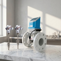 OCT Stainless Steel Oil Ultrasonic Flowmeter with LCD Display OEM Support High Accuracy +/-1%