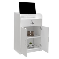 Petite caisse enregistreuse, mini-meuble de barbier, comptoir de magasin de vêtements, table simple et moderne, présentoir, comptoir d'accueil, bar.