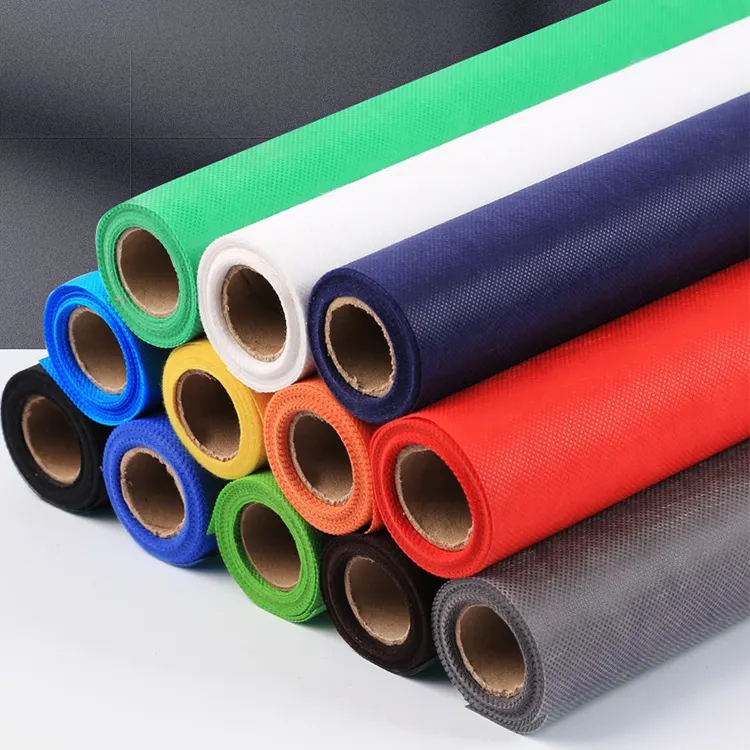 Home Textile Eco-friendly PP Non Woven Fabric Colorful Non-woven Fabric Rolls For Bag Making or Shoes