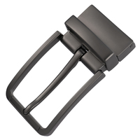 Boucle de ceinture réversible en alliage de zinc pour hommes, ceinture rotative LY35-4087