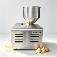 Machine de remplissage automatique à commande tactile pour garnitures de pain, biscuits, chocolat, gâteaux, pâtisseries et croissants, crème pour beignets