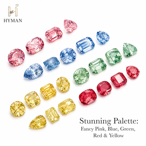 Diamanti Sintetici Colorati di Varie Forme Certificati IGI da 0,5-5,0 Carati Taglio Rosa per Creazione di Gioielli Pietre Sciolte all'Ingrosso - Product Image 6