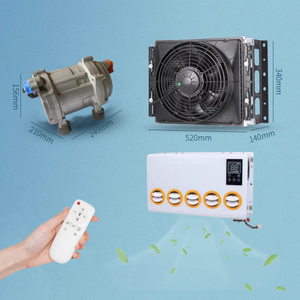 Separazione delle unità interne ed esterne universale Ac Under Dash Kit riscaldamento e raffreddamento 12V condizionatore d'aria del veicolo per <span class=keywords><strong>auto</strong></span> - Product Image 6