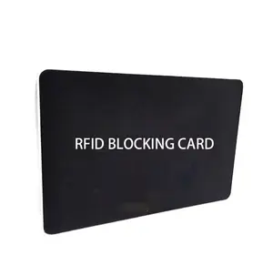 用于非接触式卡保护的薄RFID阻挡卡单解决方案