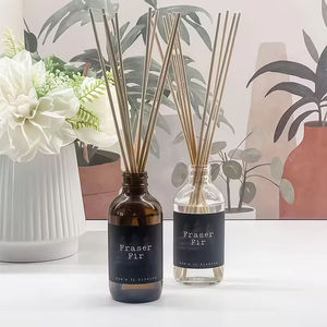 Aikun Elegant Gift Natural Long Lasting Fragrance Odor Eliminator Air Freshener <b>Reed</b> <b>Diffusers</b> Sets Home Office Glass DIY - Product Image 3