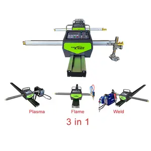 Robot mate tahan lama mesin traktor pemotong bevel API 3 in 1 mesin las pemotong lembaran logam 5 in 1 TIG MIG kabel bergalur