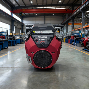 Moteur <span class=keywords><strong>à</strong></span> essence OHV 4 temps 2 cylindres 27 CV certifié EPA, 744 cm³, démarrage électrique, pour <span class=keywords><strong>pompe</strong></span> de propulsion marine, émissions Euro 2/Euro 5 - Product Image 1