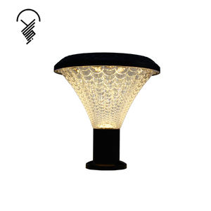 Nuevo Modelo de Lámpara Solar para Jardín, Impermeable, para Exteriores, con LED, Material de PC, para Pilar o Cerca - Product Image 3